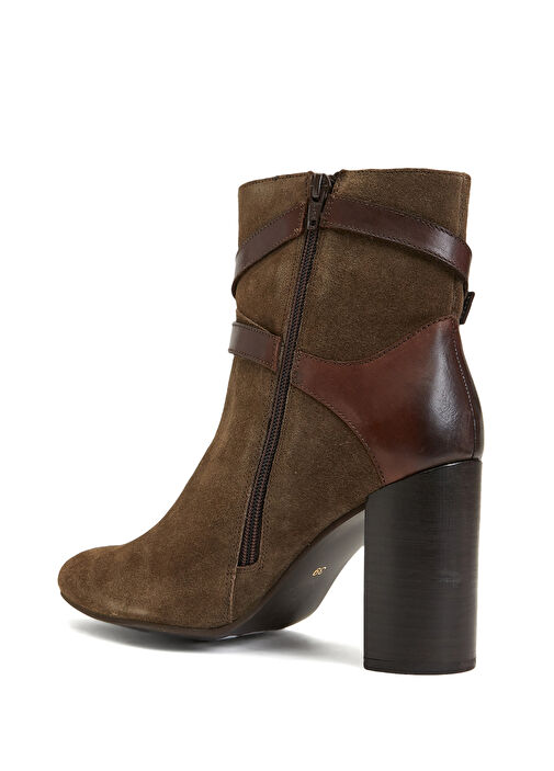 Kahverengi Kadın Deri Bot - Görsel 6