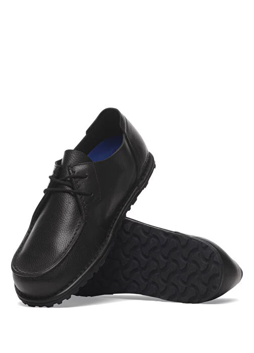 Utti Siyah Erkek Deri Ayakkabı - Görsel 5