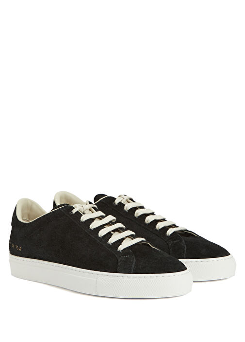 Siyah Erkek Deri Sneaker - Görsel 3