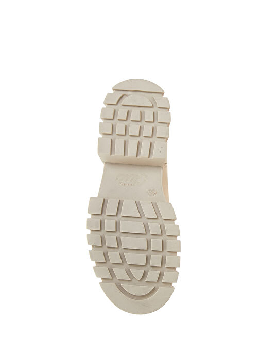 Bej Kadın Deri Bot - Görsel 5