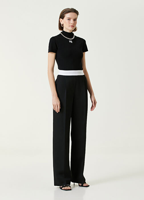 Alexander Wang - Black Pleated Wool Pants