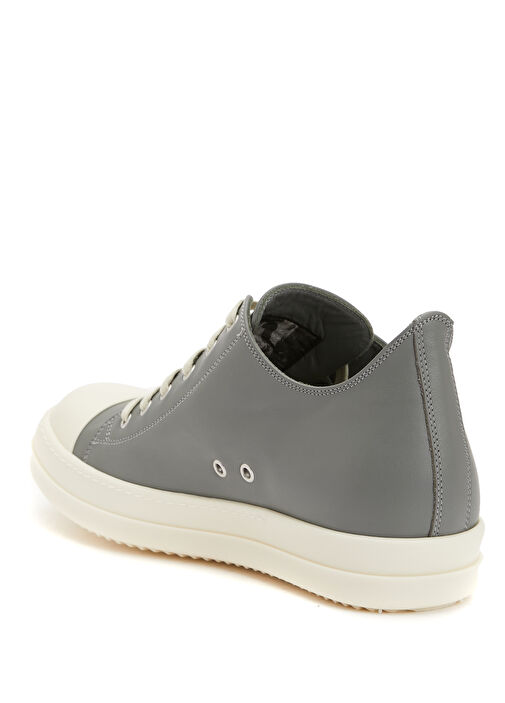 Gri Erkek Deri Sneaker - Görsel 4