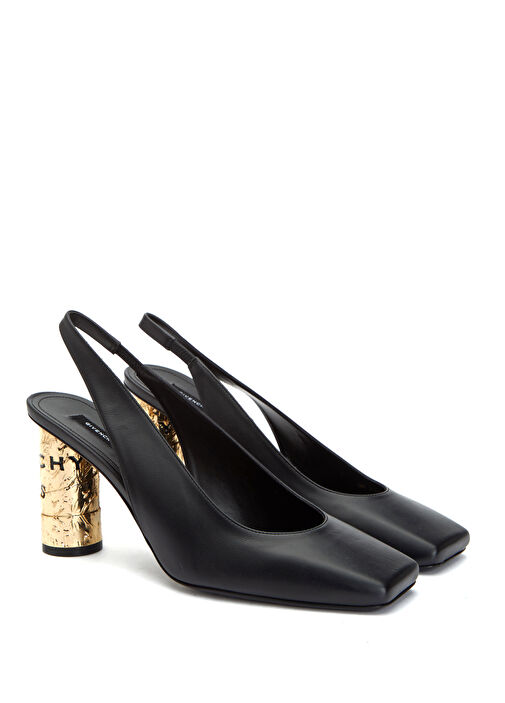 Siyah Kadın Deri Sandalet - Görsel 3