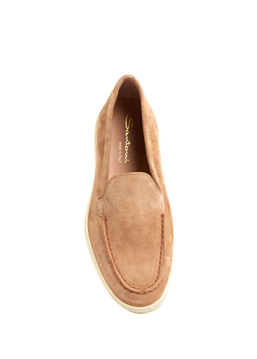Yaltamoc Açık Kahverengi Kadın Deri Loafer - Görsel 5