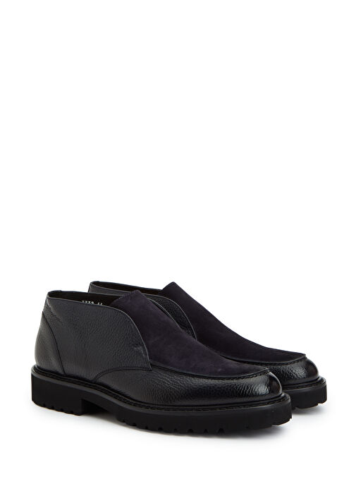 Philadelphia Koyu Lacivert Erkek Deri Bot - Görsel 3