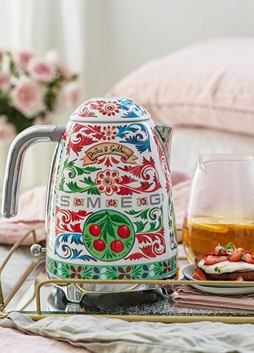 Smeg - Dolce&Gabbana Tasarımlı Kettle - Çok Renkli