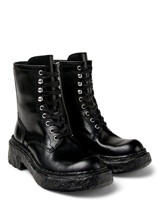 Vamonos Siyah Erkek Deri Bot - Görsel 3