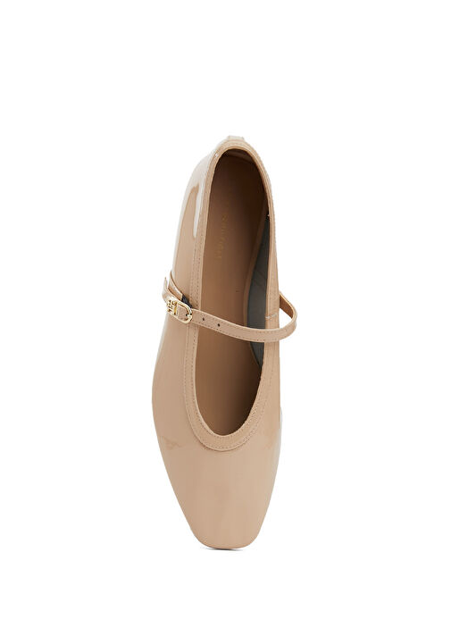 Ballerina Maryjane Açık Pembe Deri Babet - Görsel 5