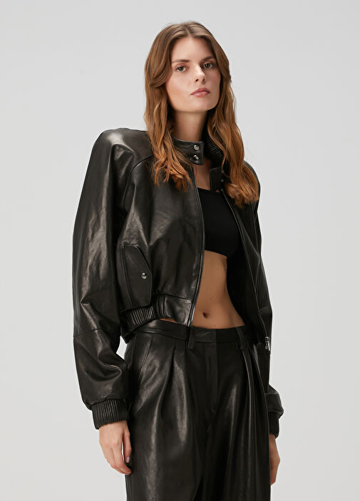 【関税&送料込】Magda Burtym Jackets Black Magda Butrym - Black Leather Jacket