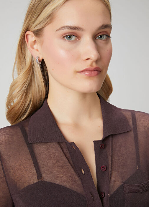 Zirkon Taşlı Kadın Küpe