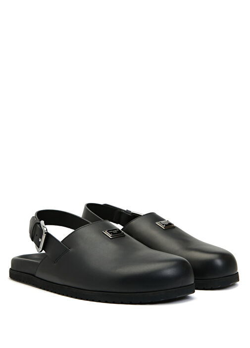 Siyah Erkek Deri Terlik - Görsel 3