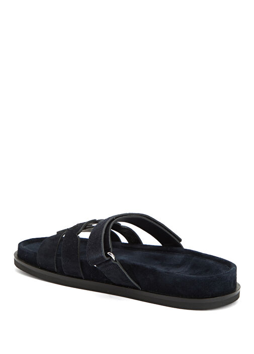 Ines Sport Lacivert Kadın Süet Terlik - Görsel 4