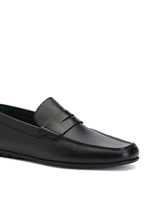 George Hogg Siyah George Hogg Rahat Erkek Günlük Deri Loafer