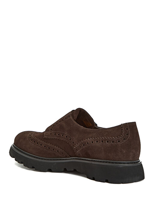 Koyu Kahverengi Erkek Deri Ayakkabı - Görsel 4