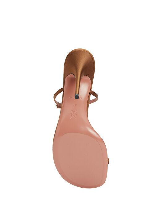 Adut Koyu Kahverengi Kadın İpek Terlik - Görsel 6