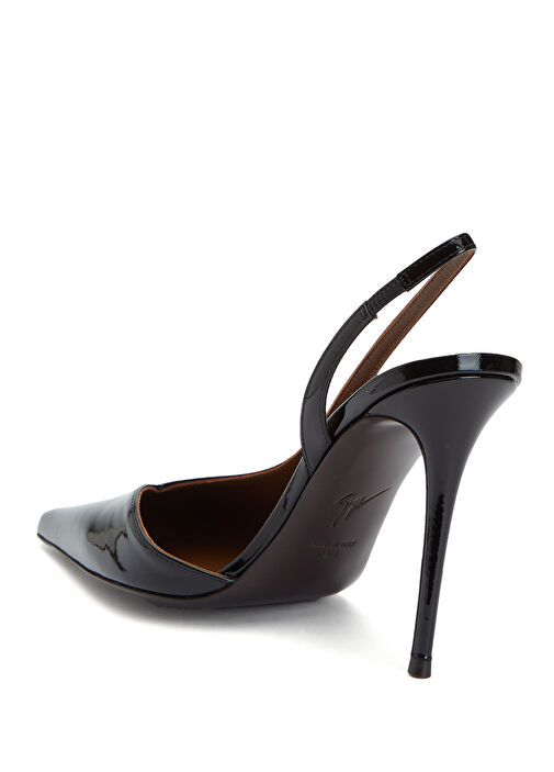 Giuseppe Zanotti Giuseppe Zanotti Intriigo Siyah Rugan Deri Topuklu Ayakkabı Basketbol Ayakkabıları | Beymen Siyah - 4. görsel