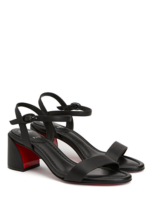 Miss Jane Siyah Kadın Deri Sandalet - Görsel 3