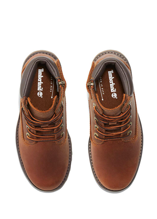 Courma Kid Mid Kahverengi Çocuk Deri Bot - Görsel 3