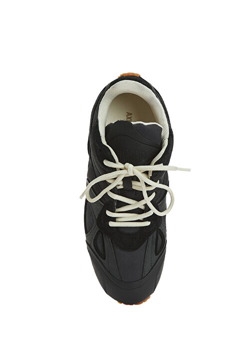 Siyah Kadın Deri Sneaker - Görsel 5