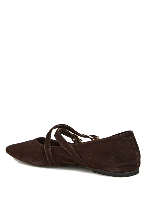 Acı Kahve Kadın Süet Babet - Görsel 4