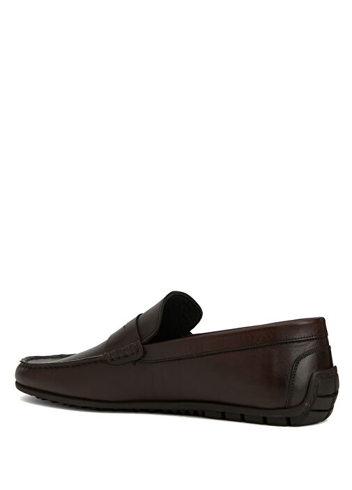 Kahverengi Erkek Deri Loafer - Görsel 4
