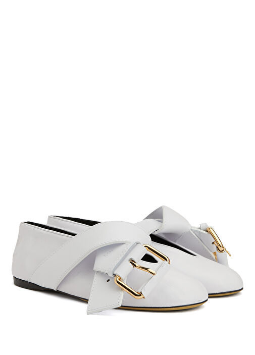 Beyaz Deri Babet - Görsel 3