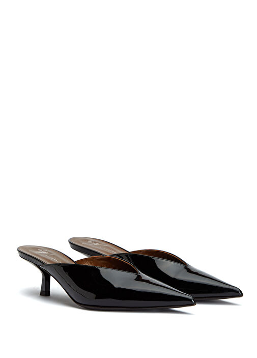 Giuseppe Zanotti Giuseppe Zanotti Chic Siyah Kadın Deri Terlik Sandalet & Terlik | Beymen Siyah - 3. görsel