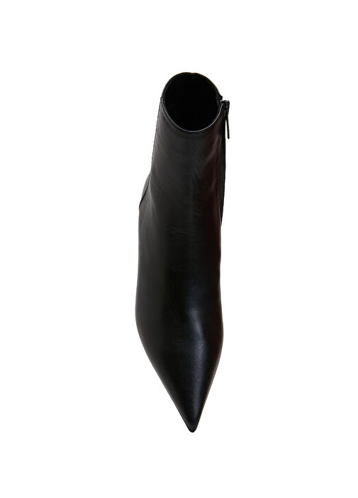 Siyah Kadın Deri Bot - Görsel 5