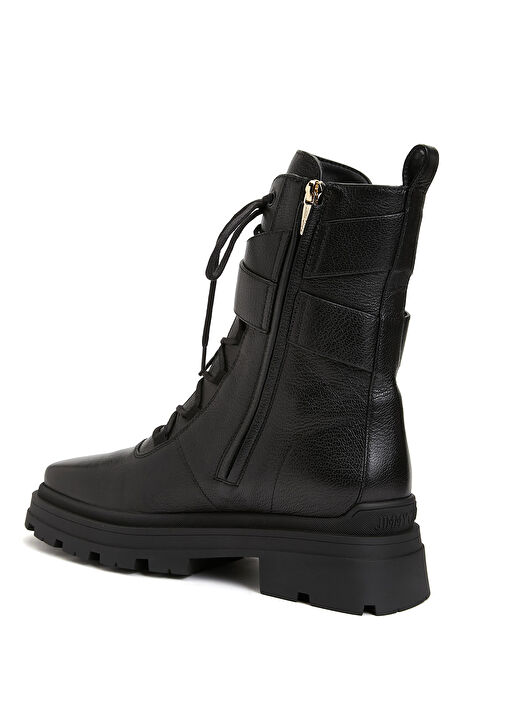 Noemi Siyah Kadın Deri Bot - Görsel 4