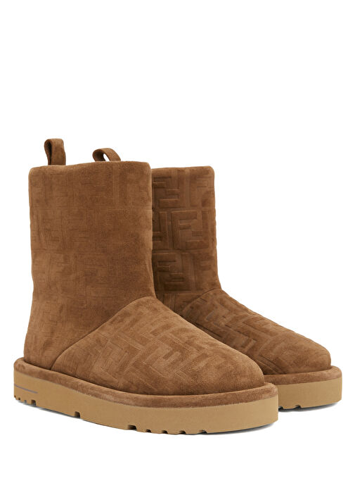 Apres Chic Taba Kadın Süet Kar Botu - Görsel 3