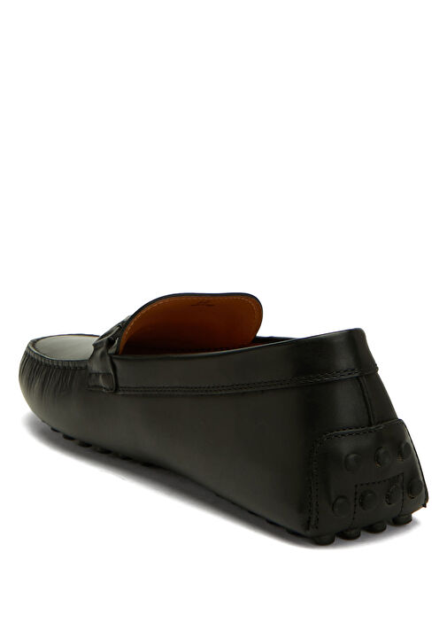 Tod's Siyah Tod's Gommino Erkek Deri Loafer