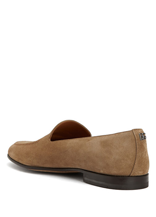 Bej Erkek Deri Loafer - Görsel 4
