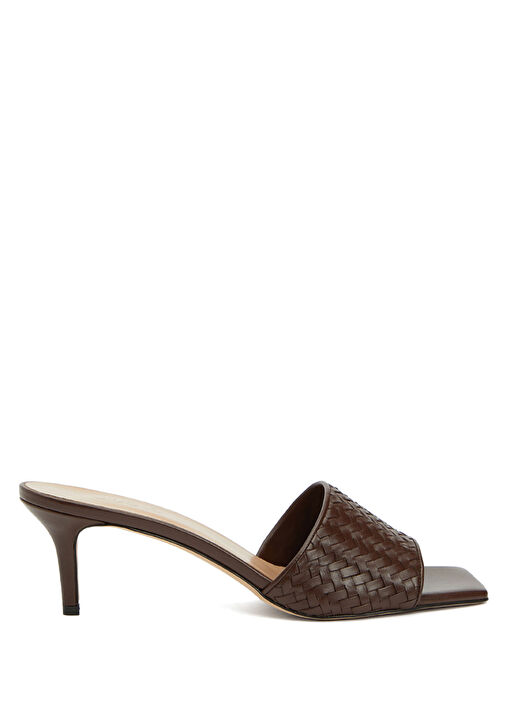 Beymen Club Kahverengi Beymen Club Deri Kadın Terlik