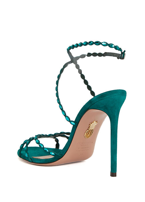 Yeşil Kadın Sandalet - Görsel 4