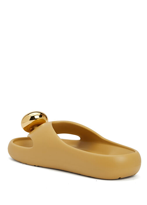 x Paula's Ibiza Bej Kadın Terlik - Görsel 4