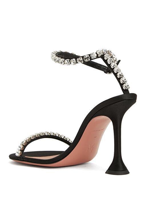 Gigi Siyah Kadın İpek Sandalet - Görsel 4