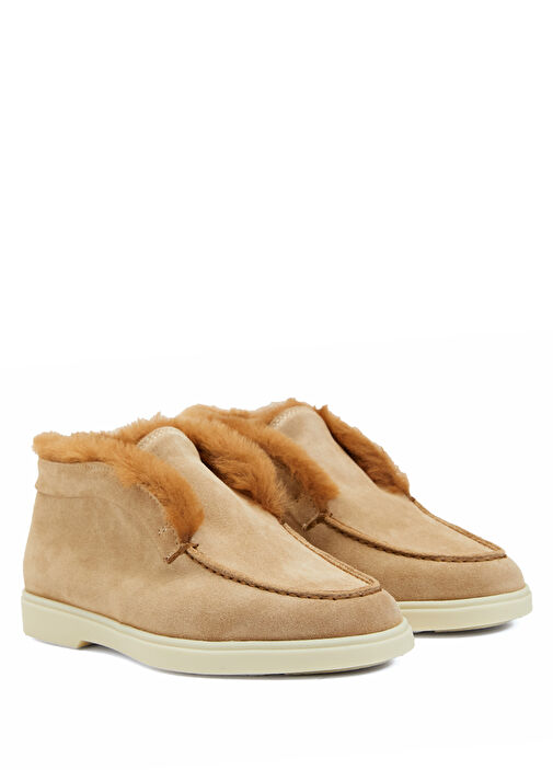 Taba Kadın Deri Loafer - Görsel 3