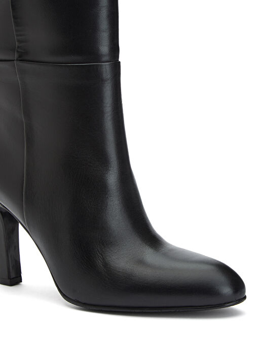 Siyah Kadın Deri Çizme - Görsel 7