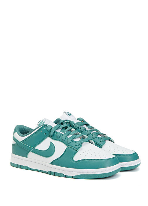 Nike - Dunk Low Next Nature Beyaz Yeşil Erkek Sneaker - Çok Renkli