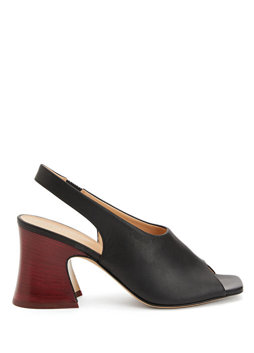 Janis Siyah Kadın Deri Sandalet - Görsel 2