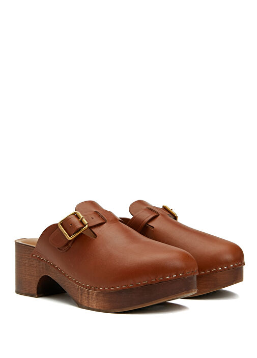 Taba Kadın Deri Terlik - Görsel 3