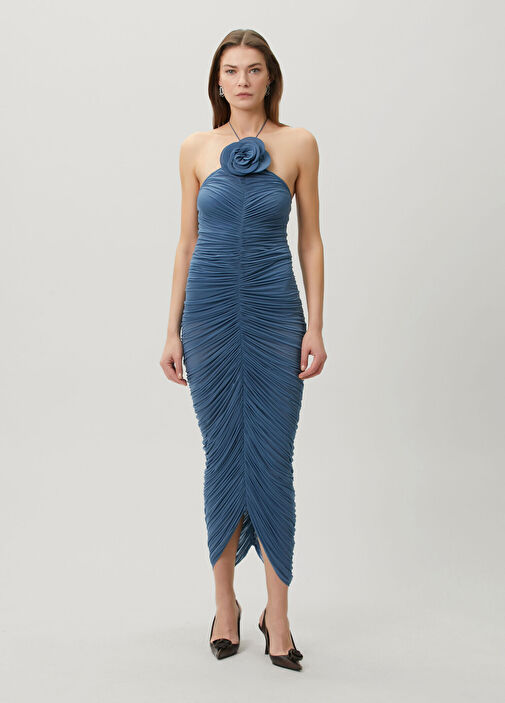magda butrym blue dress blend and has a gameday 1989 Prom -- a US Size:XXL - US 12