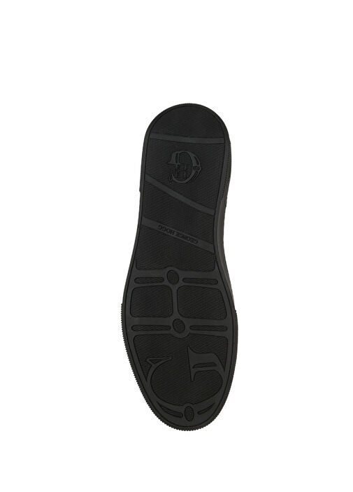 George Hogg Siyah George Hogg Rahat Günlük Erkek Deri Sneaker