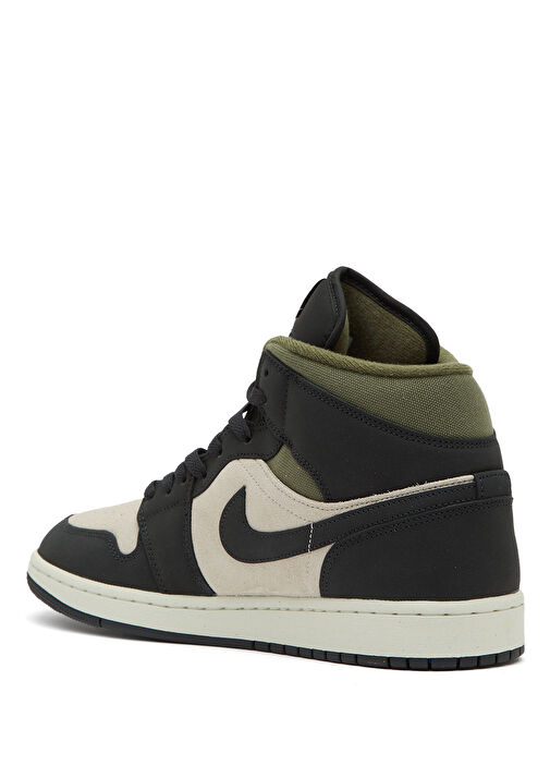 Air Jordan 1 Mid SE Beyaz Erkek Deri Sneaker - Görsel 4