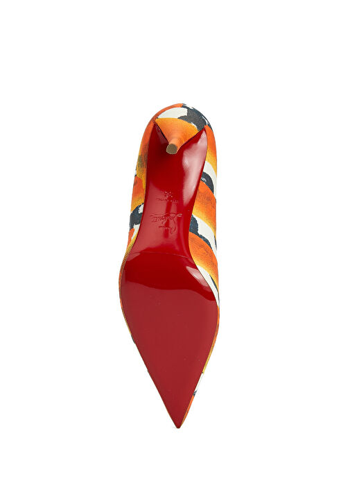 Miss Desenli Topuklu Ayakkabı - Görsel 6