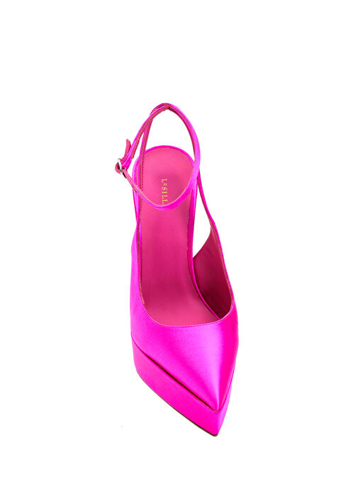 Uma Fuşya Topuklu Ayakkabı - Görsel 5