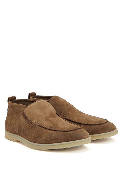 Bej Erkek Süet Loafer - Görsel 3
