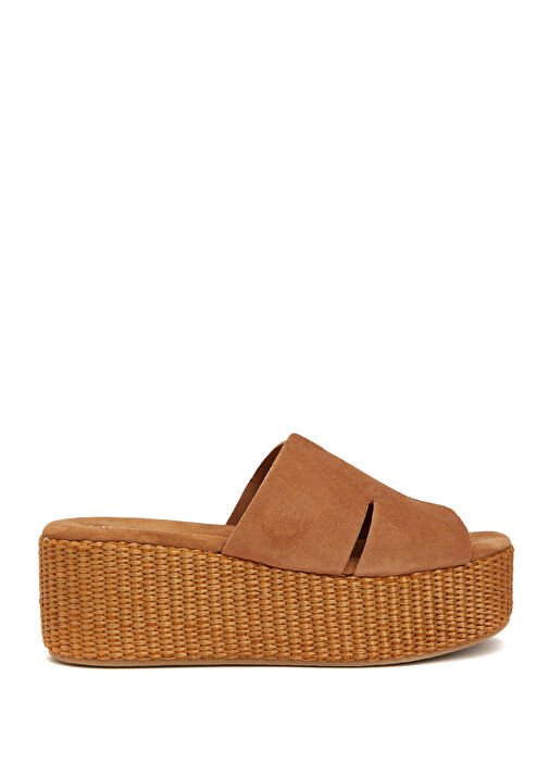 Taba Kadın Süet Terlik - Görsel 2