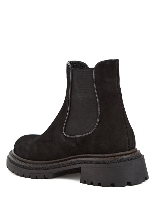 Siyah Lastikli Kadın Bot - Görsel 4