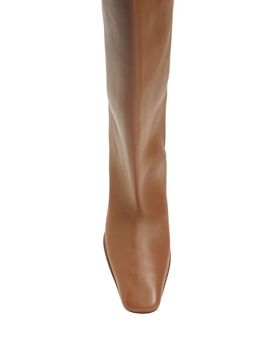 Taba Kadın Deri Çizme - Görsel 5